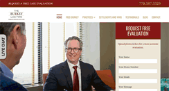 Desktop Screenshot of burkeylawfirm.com